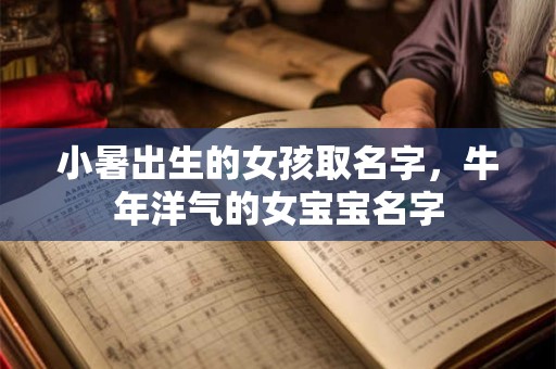 小暑出生的女孩取名字，牛年洋气的女宝宝名字