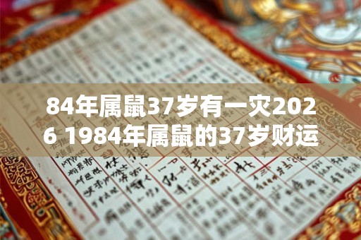 84年属鼠37岁有一灾2026 1984年属鼠的37岁财运好吗 84年属鼠37岁有一灾2026 1984年属鼠的37岁财运好吗