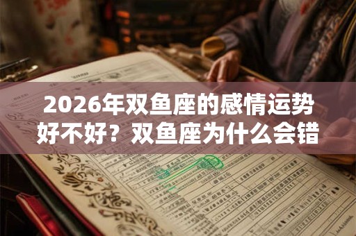 2026年双鱼座的感情运势好不好？双鱼座为什么会错过真爱？