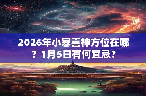 2026年小寒喜神方位在哪？1月5日有何宜忌？