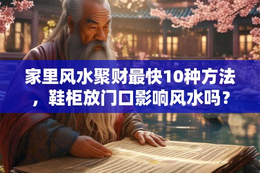 家里风水聚财最快10种方法，鞋柜放门口影响风水吗？