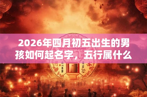 2026年四月初五出生的男孩如何起名字,五行属什么 2026年四月初五出生的男孩如何起名字,五行属什么