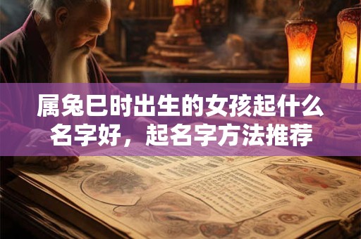 属兔巳时出生的女孩起什么名字好,起名字方法推荐 属兔巳时出生的女孩起什么名字好,起名字方法推荐