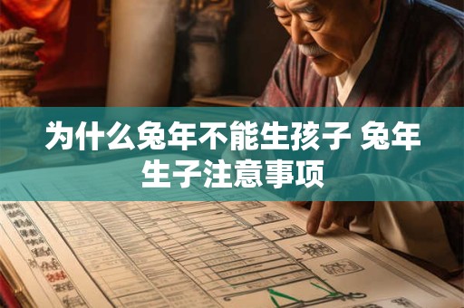 为什么兔年不能生孩子 兔年生子注意事项 为什么兔年不能生孩子 兔年生子注意事项