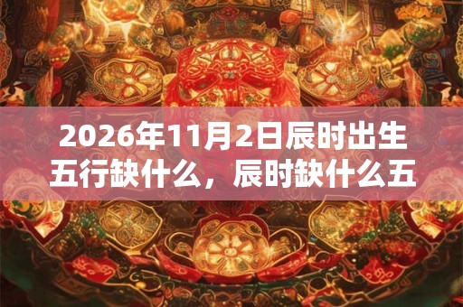 2026年11月2日辰时出生五行缺什么，辰时缺什么五行