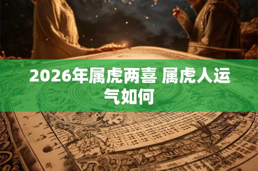2026年属虎两喜 属虎人运气如何