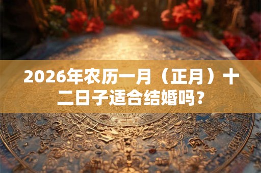 2026年农历一月（正月）十二日子适合结婚吗？