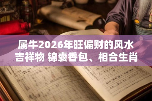 属牛2026年旺偏财的风水吉祥物 锦囊香包、相合生肖配饰
