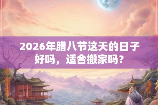 2026年腊八节这天的日子好吗，适合搬家吗？