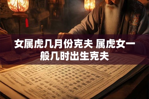 女属虎几月份克夫 属虎女一般几时出生克夫