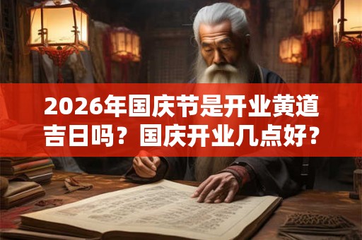 2026年国庆节是开业黄道吉日吗？国庆开业几点好？