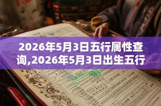 2026年5月3日五行属性查询,2026年5月3日出生五行属什么 2026年5月3日五行属性查询,2026年5月3日出生五行属什么
