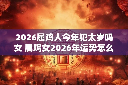 2026属鸡人今年犯太岁吗女 属鸡女2026年运势怎么样 2026属鸡人今年犯太岁吗女 属鸡女2026年运势怎么样