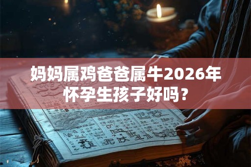 妈妈属鸡爸爸属牛2026年怀孕生孩子好吗？