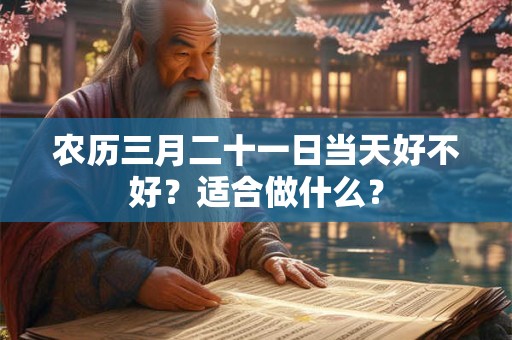 农历三月二十一日当天好不好？适合做什么？