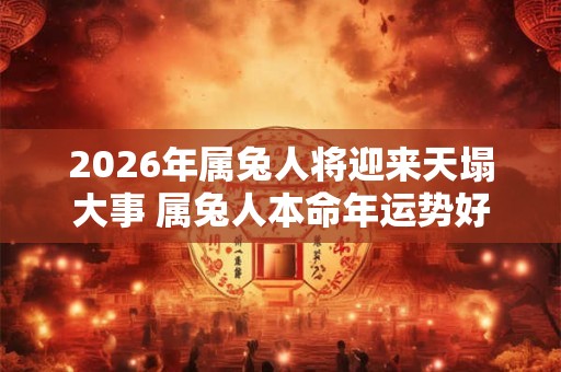 2026年属兔人将迎来天塌大事 属兔人本命年运势好不好