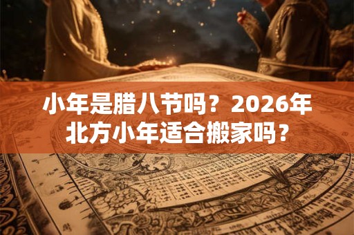 小年是腊八节吗？2026年北方小年适合搬家吗？