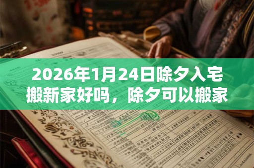 2026年1月24日除夕入宅搬新家好吗,除夕可以搬家吗? 2026年1月24日除夕入宅搬新家好吗,除夕可以搬家吗?