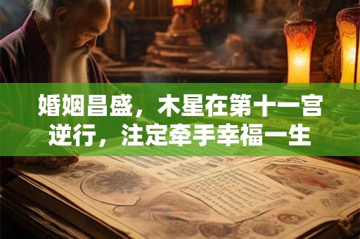 婚姻昌盛，木星在第十一宫逆行，注定牵手幸福一生