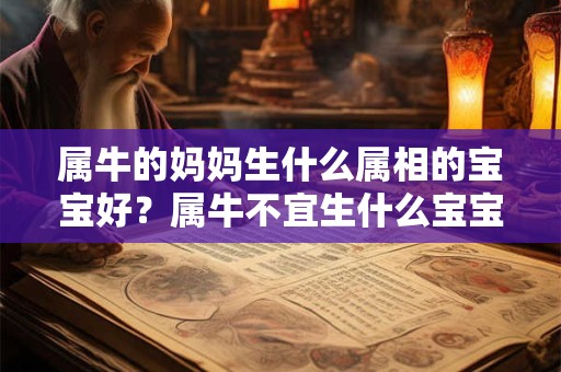 属牛的妈妈生什么属相的宝宝好?属牛不宜生什么宝宝? 属牛的妈妈生什么属相的宝宝好?属牛不宜生什么宝宝?