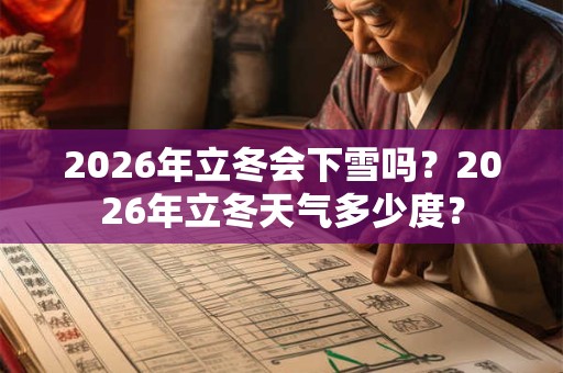 2026年立冬会下雪吗？2026年立冬天气多少度？