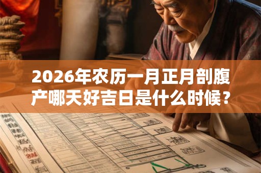 2026年农历一月正月剖腹产哪天好吉日是什么时候? 2026年农历一月正月剖腹产哪天好吉日是什么时候?