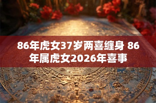 86年虎女37岁两喜缠身 86年属虎女2026年喜事 86年虎女37岁两喜缠身 86年属虎女2026年喜事