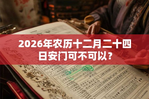 2026年农历十二月二十四日安门可不可以？