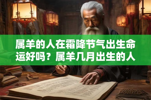 属羊的人在霜降节气出生命运好吗？属羊几月出生的人命最好？