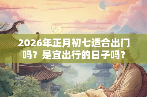 2026年正月初七适合出门吗？是宜出行的日子吗？