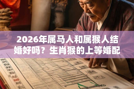 2026年属马人和属猴人结婚好吗？生肖猴的上等婚配