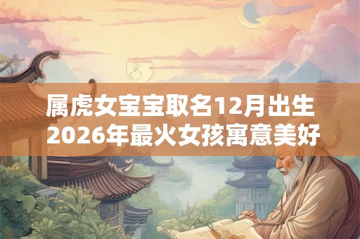 属虎女宝宝取名12月出生 2026年最火女孩寓意美好名字 属虎女宝宝取名12月出生 2026年最火女孩寓意美好名字