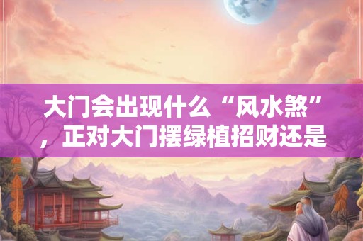 大门会出现什么“风水煞”，正对大门摆绿植招财还是引煞？