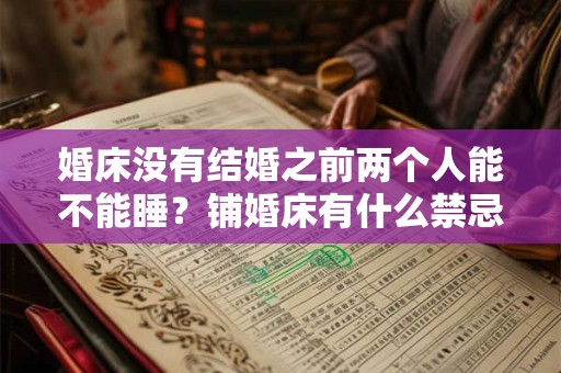 婚床没有结婚之前两个人能不能睡？铺婚床有什么禁忌？