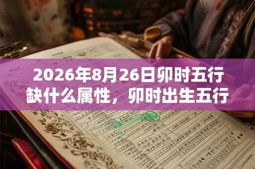 2026年8月26日卯时五行缺什么属性,卯时出生五行缺什么 2026年8月26日卯时五行缺什么属性,卯时出生五行缺什么
