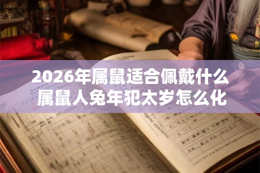 2026年属鼠适合佩戴什么 属鼠人兔年犯太岁怎么化解 2026年属鼠适合佩戴什么 属鼠人兔年犯太岁怎么化解