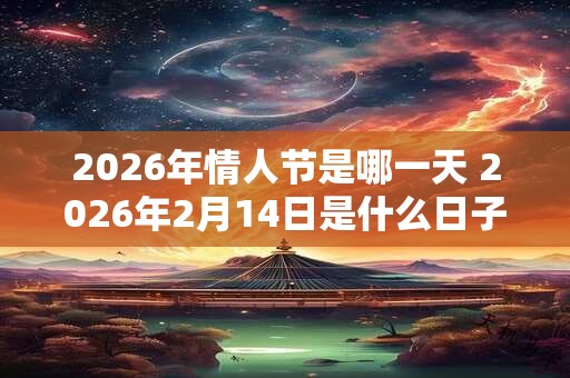 2026年情人节是哪一天 2026年2月14日是什么日子