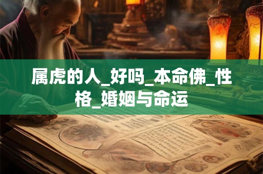 属虎的人_好吗_本命佛_性格_婚姻与命运 属虎的人_好吗_本命佛_性格_婚姻与命运