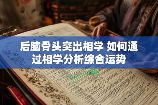 后脑骨头突出相学 如何通过相学分析综合运势