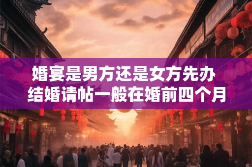 婚宴是男方还是女方先办 结婚请帖一般在婚前四个月订购