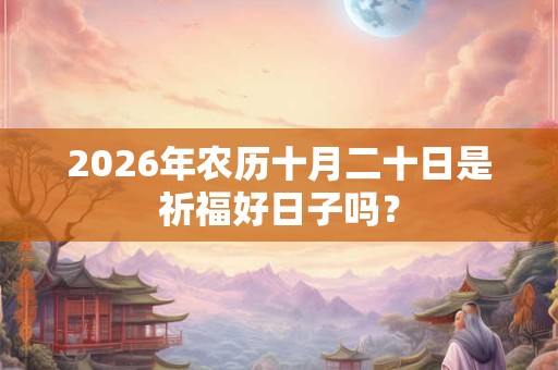 2026年农历十月二十日是祈福好日子吗? 2026年农历十月二十日是祈福好日子吗?