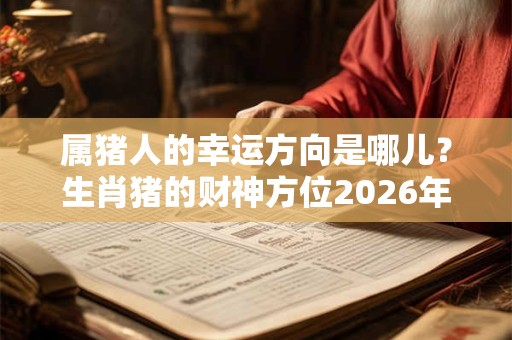 属猪人的幸运方向是哪儿?生肖猪的财神方位2026年查询 属猪人的幸运方向是哪儿?生肖猪的财神方位2026年查询