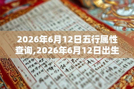2026年6月12日五行属性查询,2026年6月12日出生五行属什么