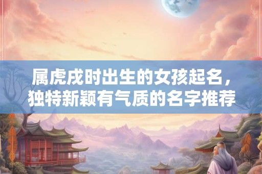 属虎戌时出生的女孩起名,独特新颖有气质的名字推荐 属虎戌时出生的女孩起名,独特新颖有气质的名字推荐