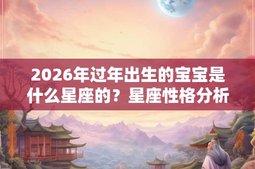 2026年过年出生的宝宝是什么星座的?星座性格分析 2026年过年出生的宝宝是什么星座的?星座性格分析