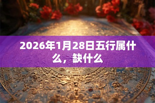 2026年1月28日五行属什么，缺什么