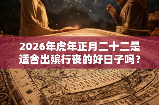 2026年虎年正月二十二是适合出殡行丧的好日子吗? 2026年虎年正月二十二是适合出殡行丧的好日子吗?