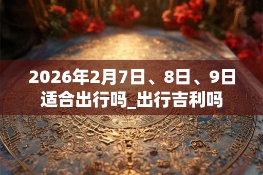 2026年2月7日、8日、9日适合出行吗_出行吉利吗