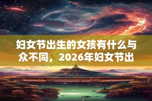 妇女节出生的女孩有什么与众不同，2026年妇女节出生好吗？
