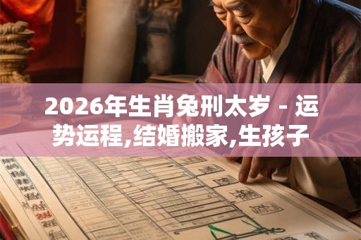 2026年生肖兔刑太岁 - 运势运程,结婚搬家,生孩子
